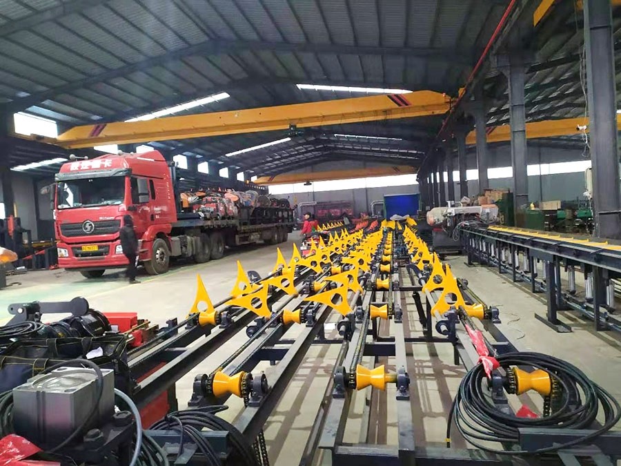 數控鋸切套絲打磨液壓剪切生產線廠家